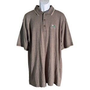 LA Mode Men's Short Sleeve Button Down PACIFIC GROVE GOLF LINKS Polo Shirt XL